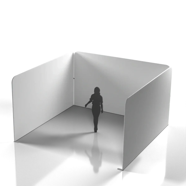 Fabric Exhibition Solution - 4m x 4m 3-Wall